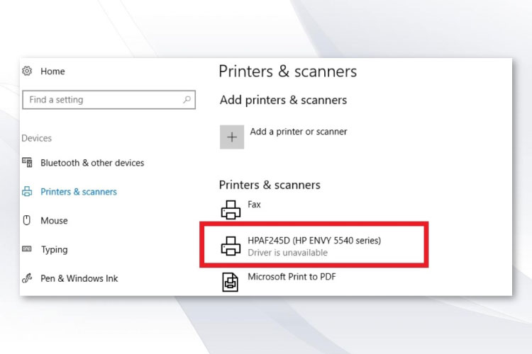 How To Solve HP Printer Driver Unavailable Problem
