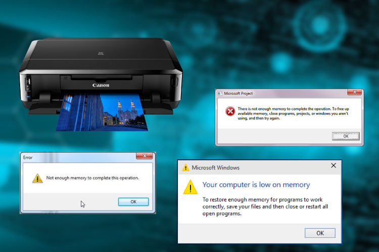 How To Solve Printer Not Responding Due To Less Memory